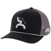 Cowboy Golf Classic 5-Panel Trucker Men's Hat - Black/White/Grey