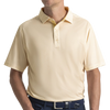 FootJoy Seersucker Print Men's Polo - Sunshine/White