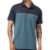 TravisMathew Featherweight Colorblock Men's Polo - Blue Nights