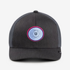 TravisMathew Widder 2.0 Snapback Hat - Heather Grey Pinstripe