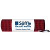 Soffle Waffle Towel - Red/Black