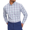 Mizzen+Main Leeward Long Sleeve Men's Dress Shirt - Lavender Blue Plaid
