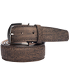 Len Belt South African Buffalo Cut to Fit Belt - Brown/Brown