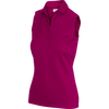 Greg Norman Spruce Sleeveless Women's Polo - Merlot