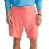 Southern Tide Magic Diagonal Stripe Water Men's Shorts - Sun Kist Coral