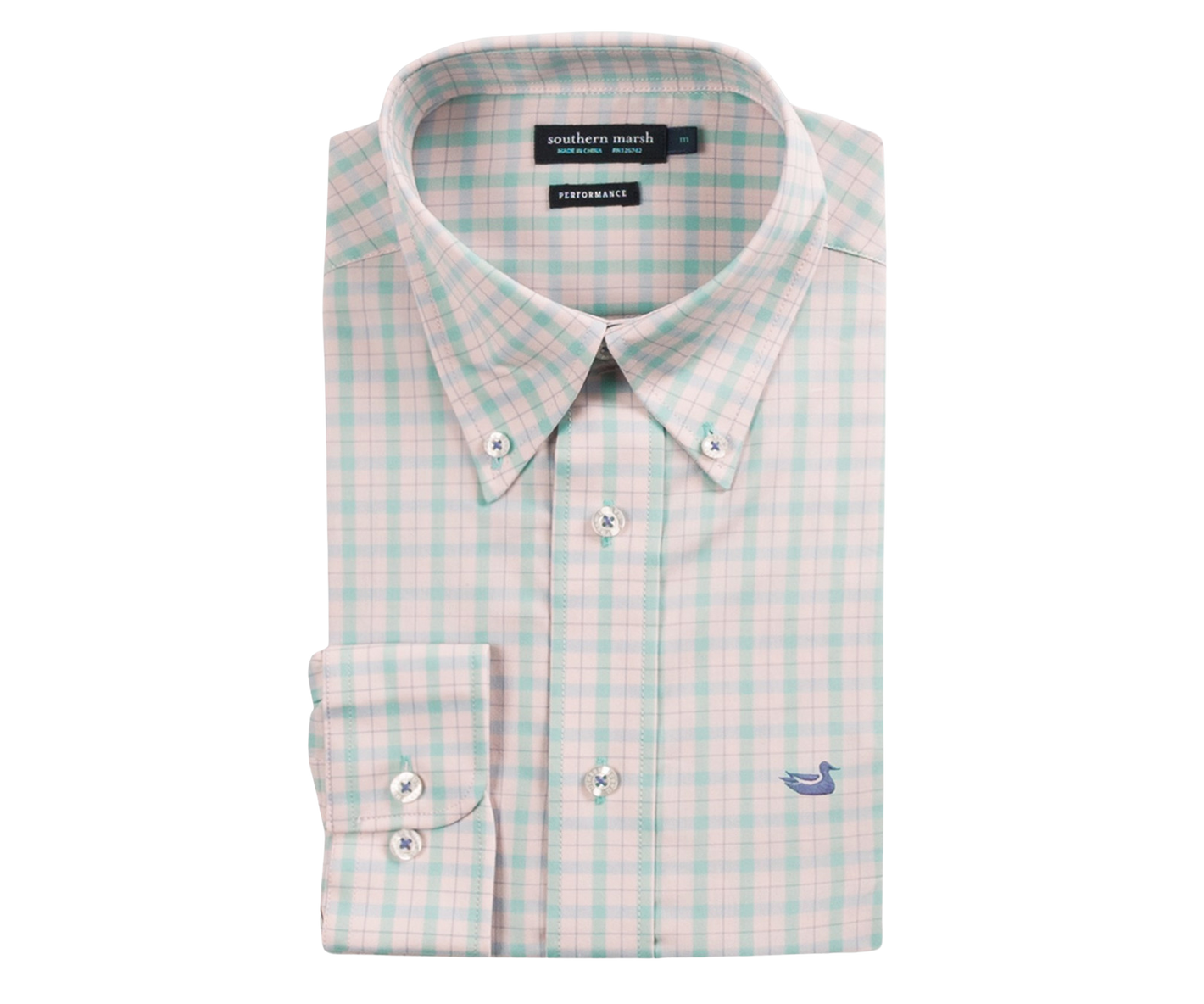 Southern Marsh Idlewild Performance Gingham Dress Shirt