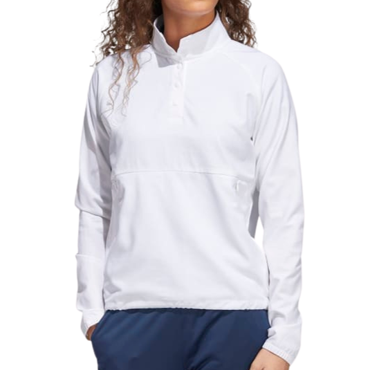 Adidas Embossed Women's 1/4 Snap Pullover