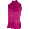 Greg Norman Emma Sleeveless Ethereal Print Women's Mock Polo - Merlot
