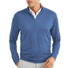 Johnnie-O Rizzo Prep-formance Men's 1/4 Zip Pullover - Lake