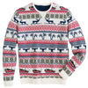 Johnnie-O Fun Ol' Fashioned Family Christmas Men's Sweater - Malibu Red