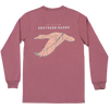 Southern Marsh Delta Duck Long Sleeve - Wine