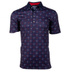 Greyson Wolf Moon Men's Polos - Raven