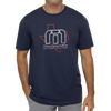 TravisMathew Bucking Bull Men's T-Shirt - Mood Indigo