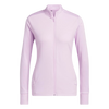 Adidas Textured Full-Zip Women's Jacket - Bliss Lilac