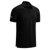 Callaway Golf Swing Tech Solid Men's Polo - Caviar