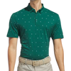 Adidas Go-To Mini-Crest Print Men's Polo - College Green