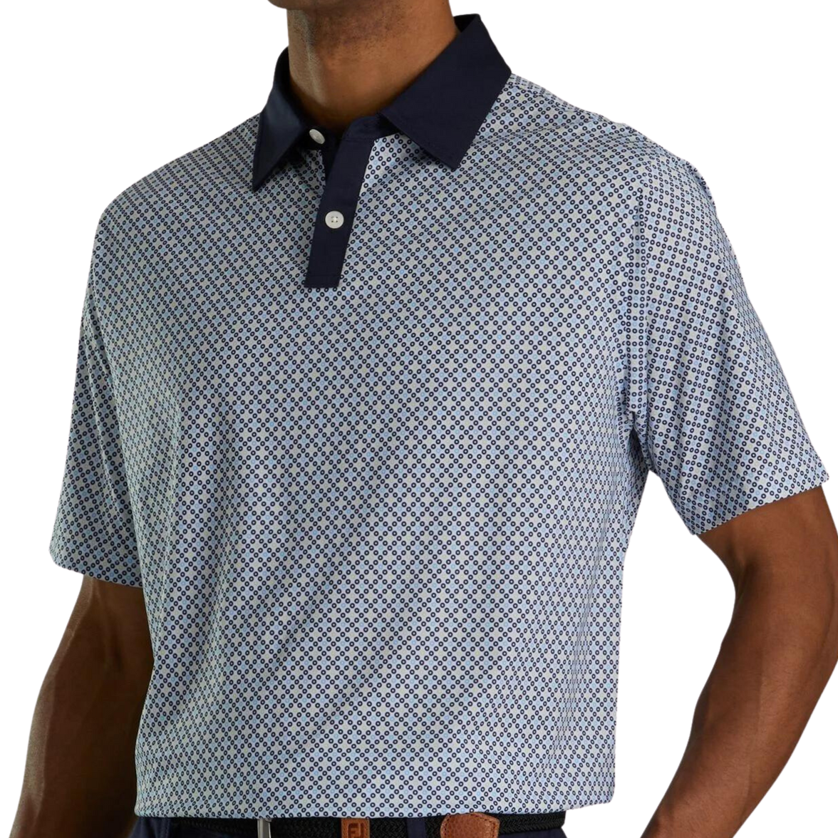 FootJoy Lisle Circle Print Men's Polo