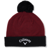 Callaway Golf Tour Authentic Pom Beanie - Wine/Black