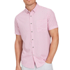 Mizzen+Main Leeward Short Sleeve Men's Dress Shirt - Pink Foulard Print