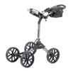 BagBoy Quad Pro Push Cart - Silver/Black