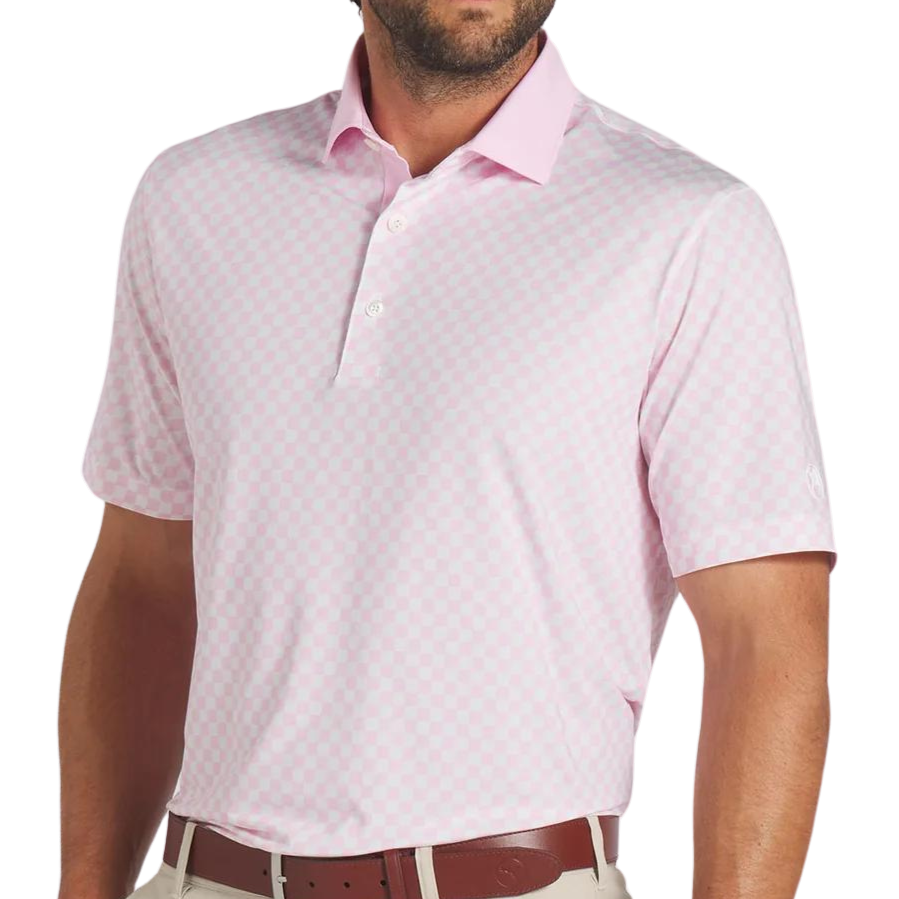 Puma X Arnold Palmer Mattr Checkered Men's Polo