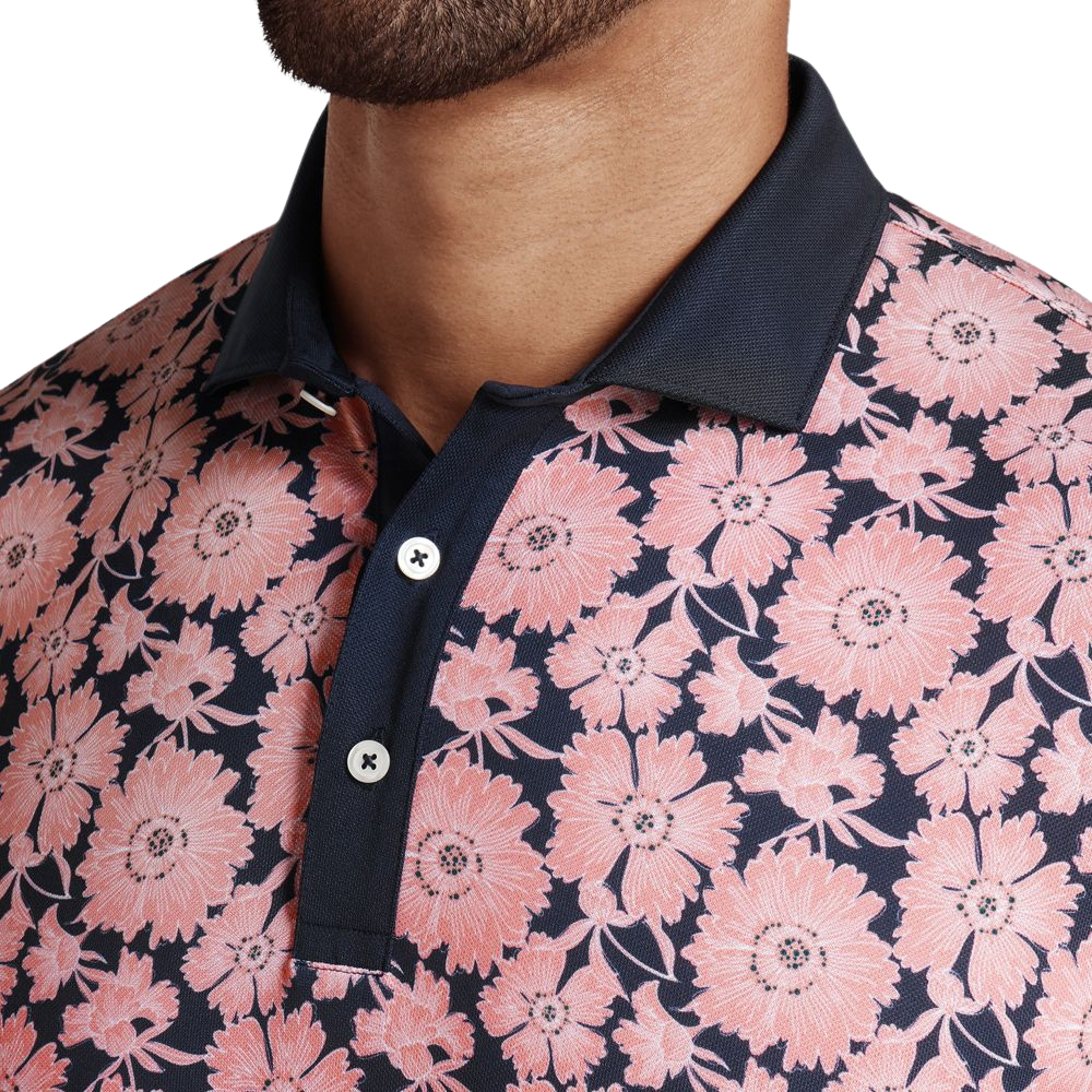 Puma Pique Flower Fields Men's Polo