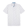 Puma Mattr Skulls Men's Polo - White/Sliver Sky