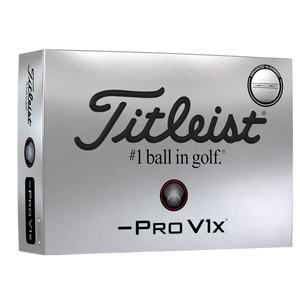 Titleist '25 Pro V1x Left Dash Enhanced Alignment Golf Ball