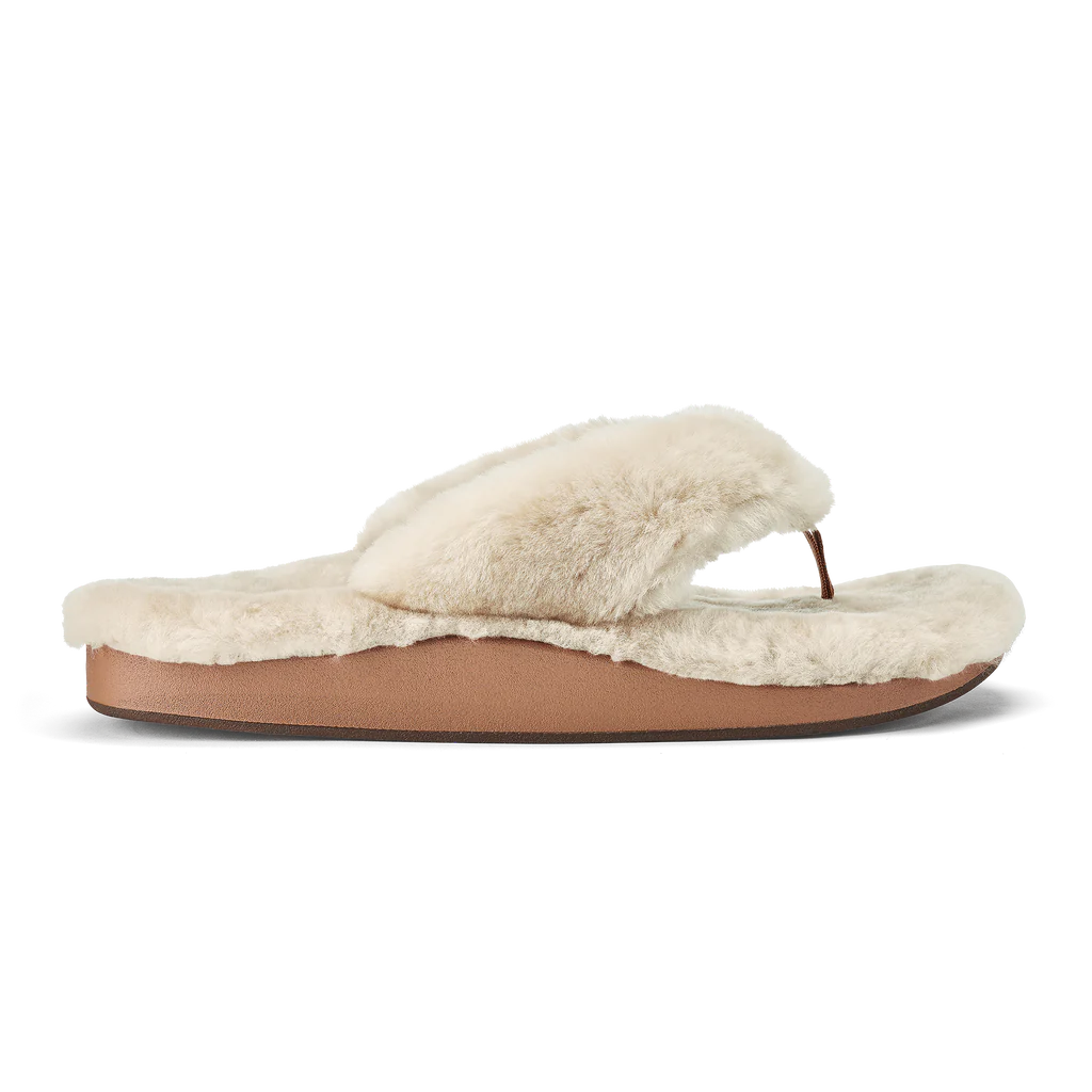 Olukai Kipe'a Heu Women's Fuzzy Slippers