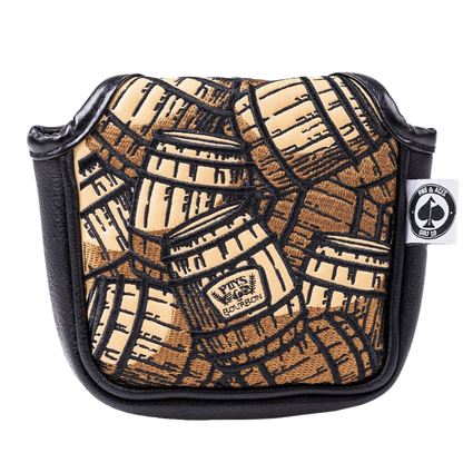 Pins & Aces Bourbon Barrel Mallet Putter Cover