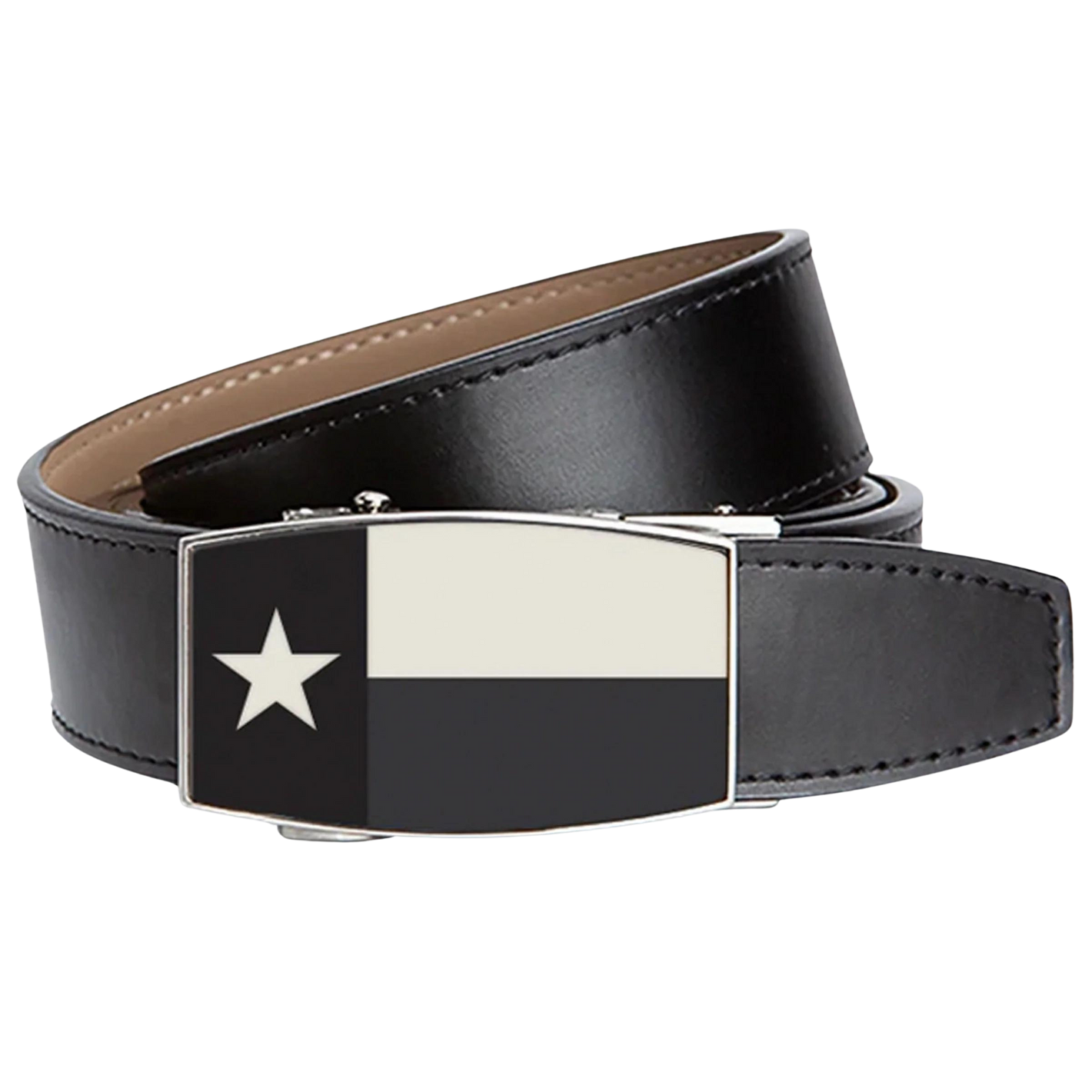 Nexbelt Aston Pewter Texas Etched Smooth Strap Belt