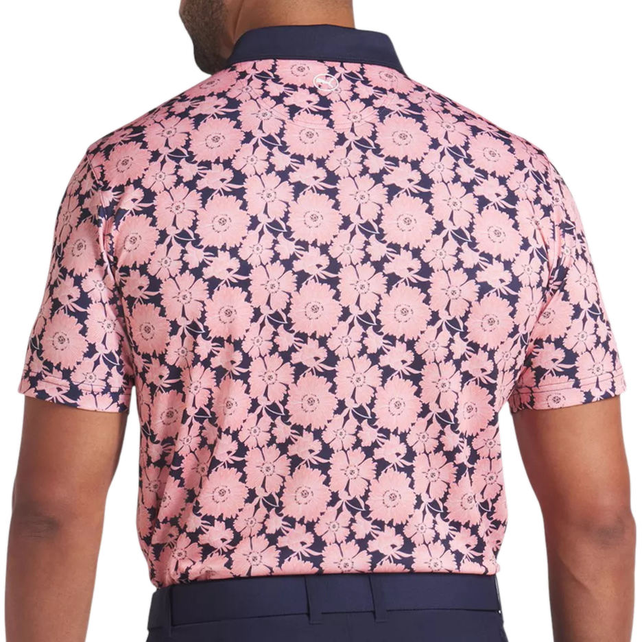 Puma Pique Flower Fields Men's Polo