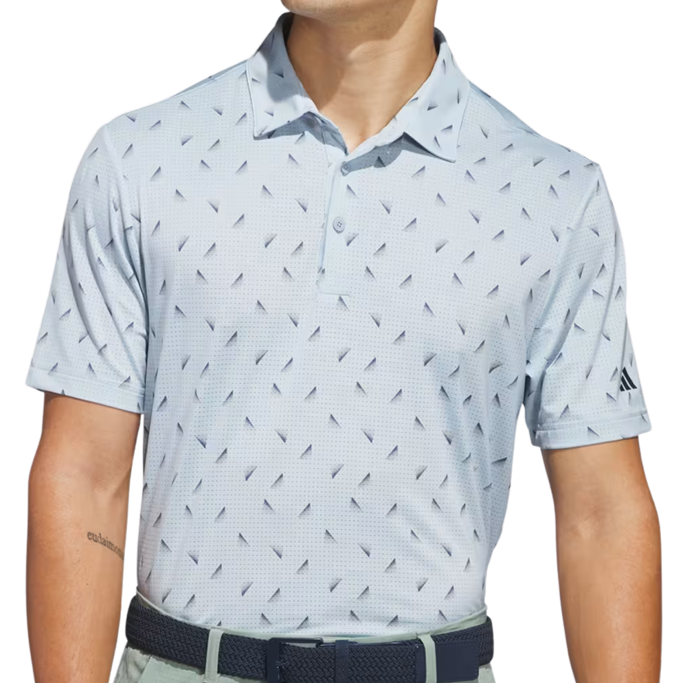 Adidas Ultimate365 Printed Slice Mesh Men's Polo