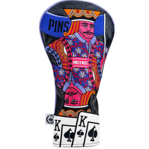 Pins and Aces King of Spades Driver Cover