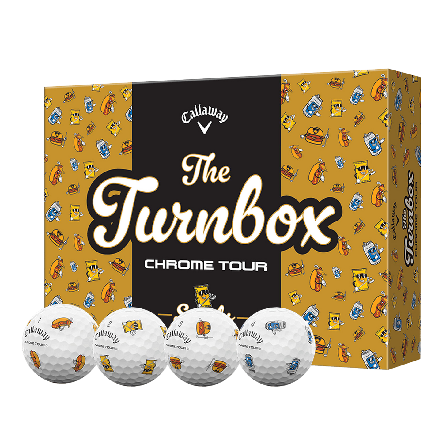 Callaway Golf Chrome Tour Turn Box Golf Ball