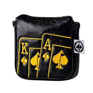 Pins & Aces Ace of Spades Mallet Putter Cover
