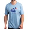 TravisMathew Hoot and Hollar Men's Tee - Heather Blue
