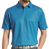 FootJoy Geometry Men's Polo - Blue/Emerald/Navy/White