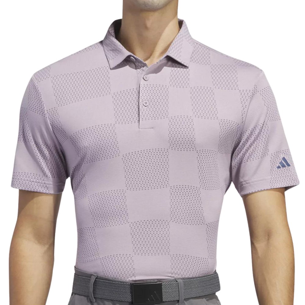 Adidas Textured Jacquard Men's Polo