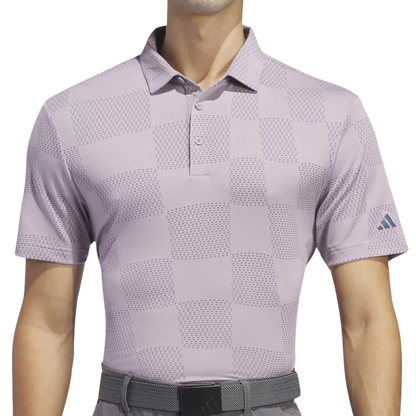 Adidas Textured Jacquard Men's Polo