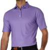 FootJoy Dot Geo Print Men's Polo - Violet/Black/White