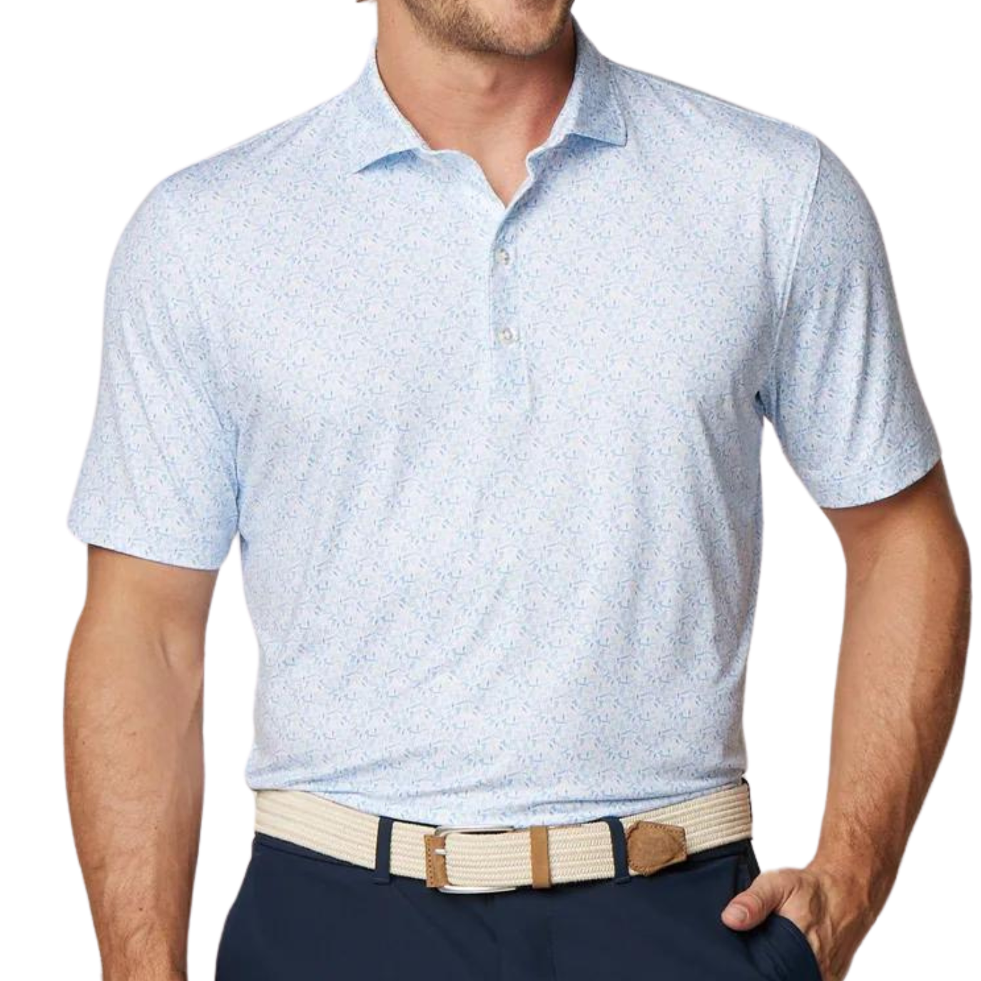 Johnnie-O I Never Slice Men's Polo