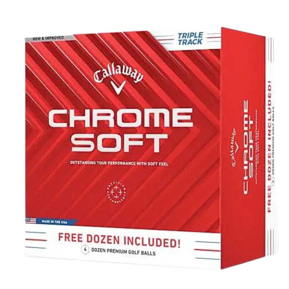 Callaway Golf Chrome Soft 24 Triple Track 4 Dozen