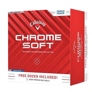 Callaway Golf Chrome Soft 24 Triple Track 4 Dozen