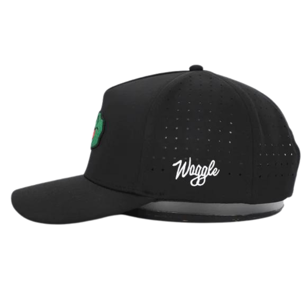 Waggle Men's Chubbs Golf Hat, Black