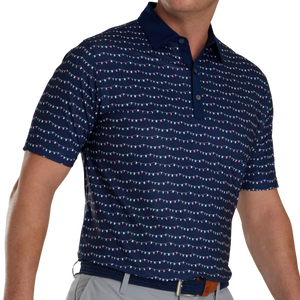 FootJoy Flag Banner Print Men's Polo