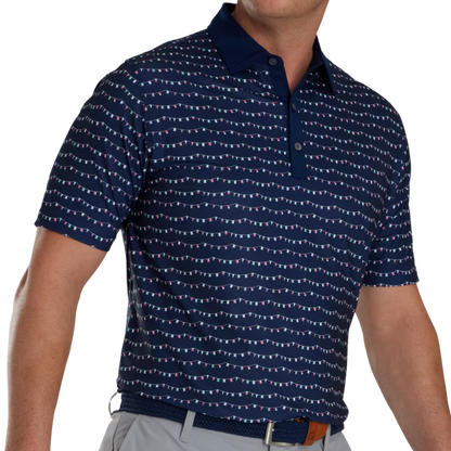 FootJoy Flag Banner Print Men's Polo