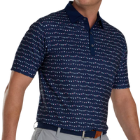 Thumbnail for FootJoy Flag Banner Print Men's Polo