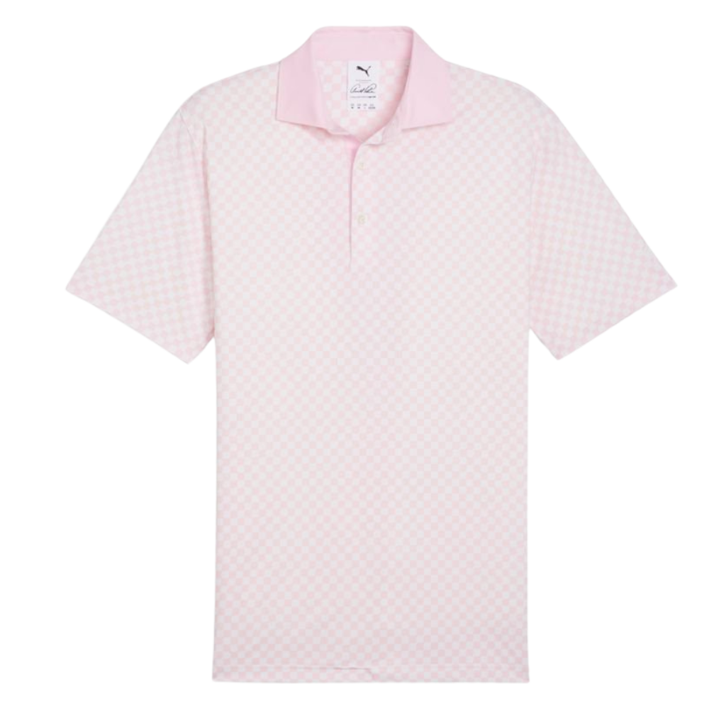 Puma X Arnold Palmer Mattr Checkered Men's Polo