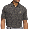 Adidas Ultimate 365 Power Grid Print Men's Polo - Carbon